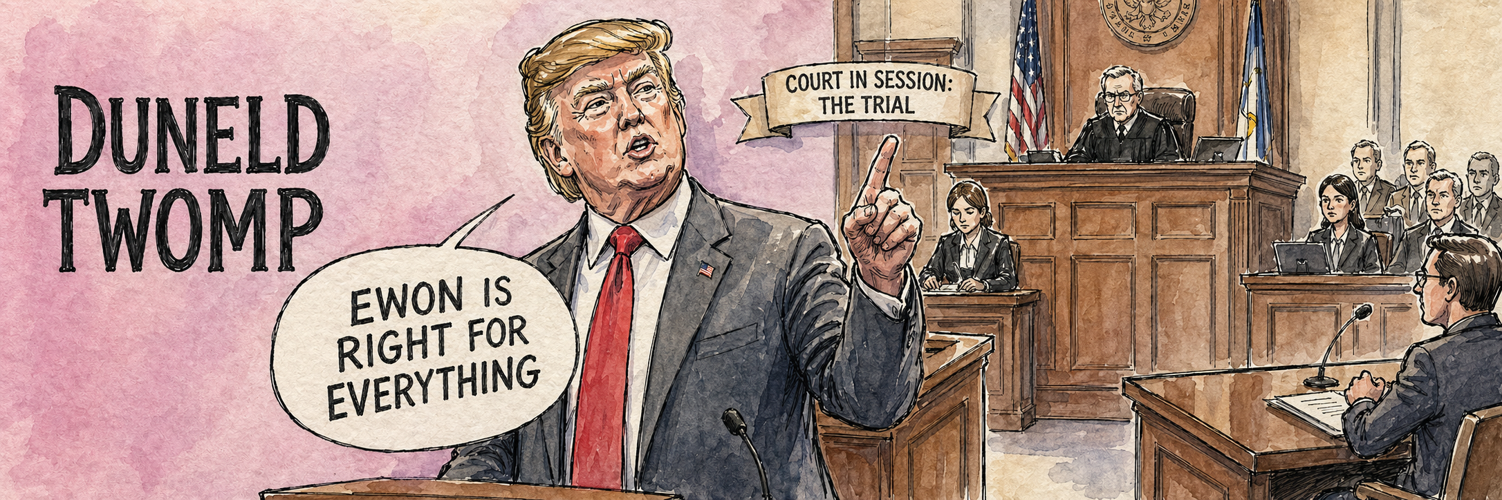 Duneld Twomp — Oakland courtroom